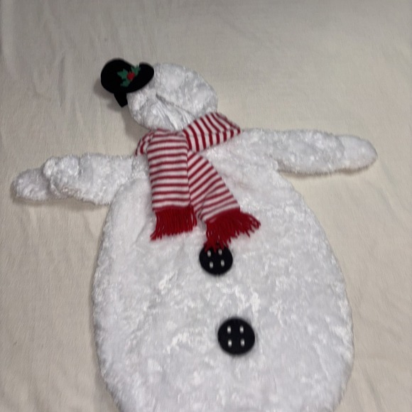 Snowman Frosty Miniwear Zip up Snuggly 0-9 Months Soft Warm Cozy Coat Holidays‎ - Picture 1 of 7